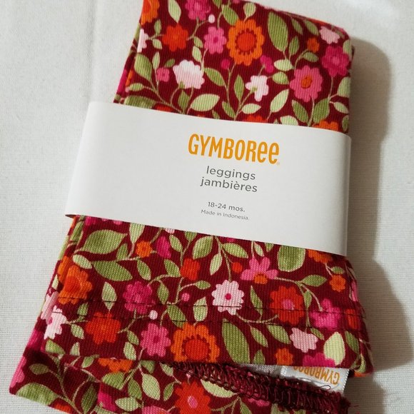 Gymboree Butterfly Girl 18-24 month NWT floral print Leggings. - Picture 2 of 2